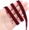 48 Yards Burgundy Velvet Ribbon 3/8Inch Velvet Fabric Ribbon Trim Single Face Spool Satin Velvet Ribbon for Gift Wrapping Bow Making Christmas Decoration